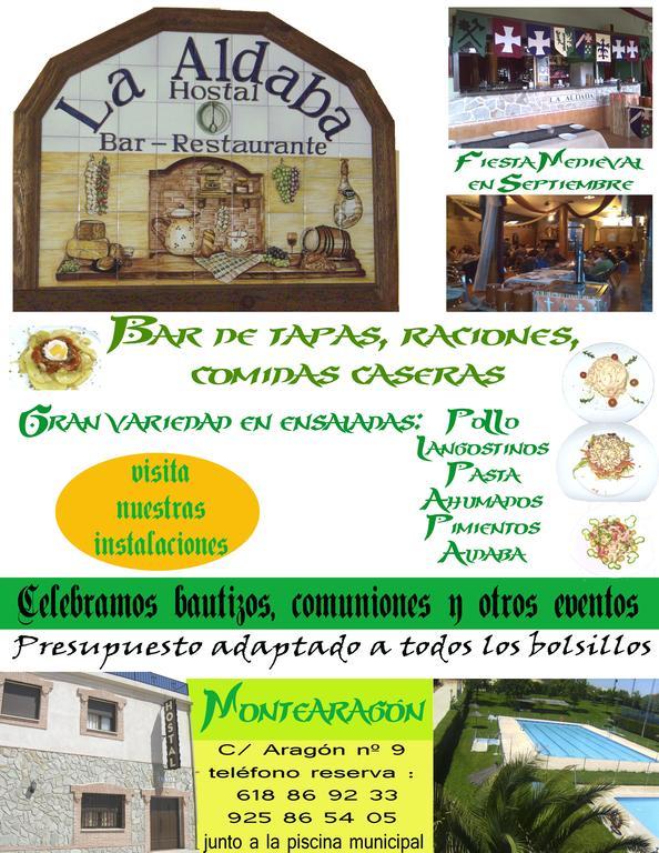 Готель Hostal La Aldaba Montearagon Екстер'єр фото